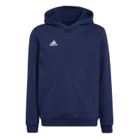 adidas Entrada 22 Sweat Hoodie Kapuzenpullover dunkel blau Kinder - Bild 1