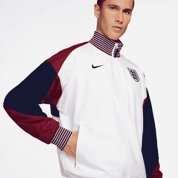Nike England Anthem Trainingsjacke EM 2024 weiß-rot Herren - Bild 1