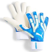 Puma ULTRA Ultimate Hybrid Torwarthandschuhe weiß-blau unisex - Bild 1
