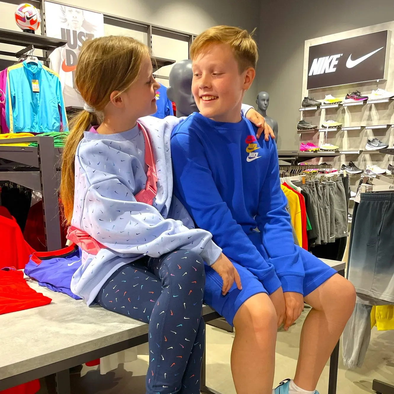 Nike Textilien Größentabellen