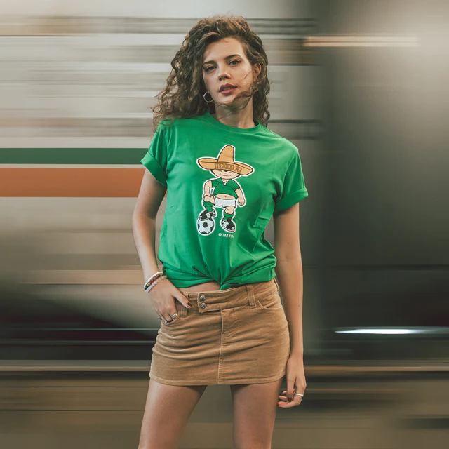 COPA Mexiko WM 1970 Juanito Maskottchen T-Shirt grün