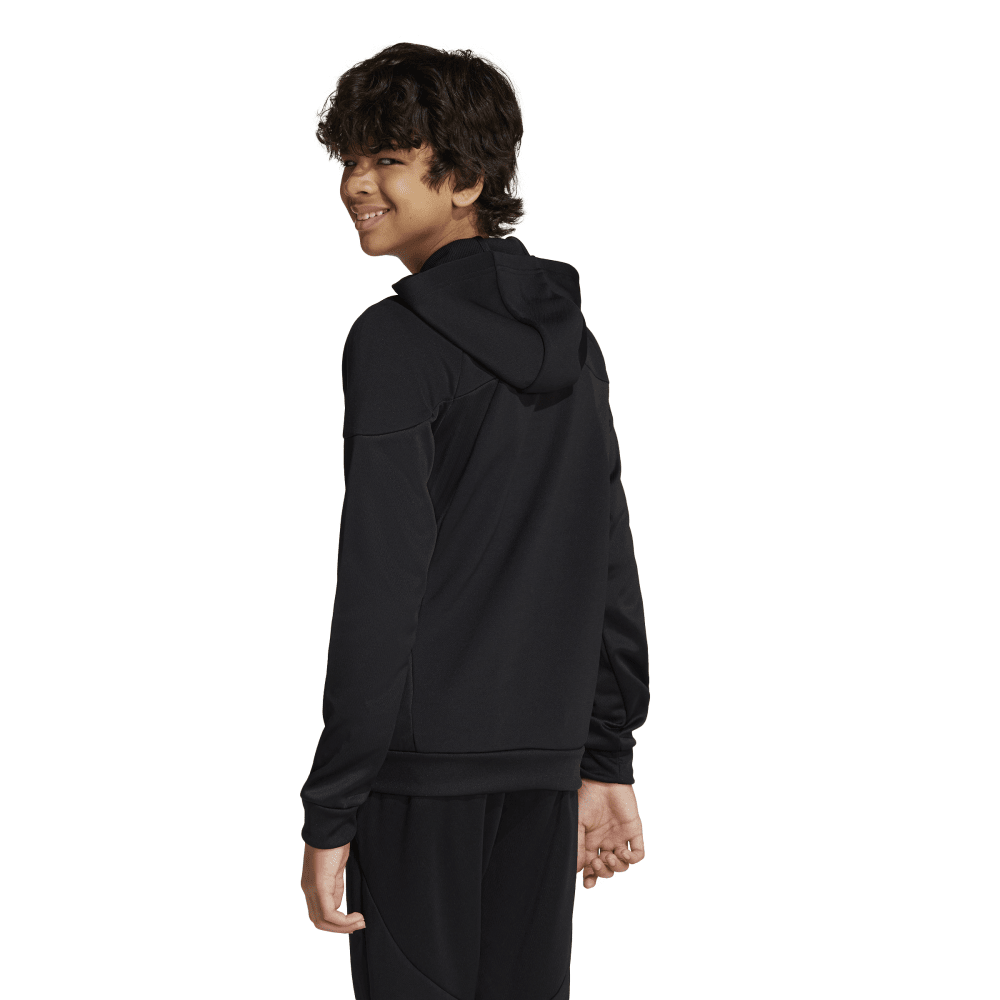 adidas Tiro 25 Kapuzenjacke schwarz Kinder