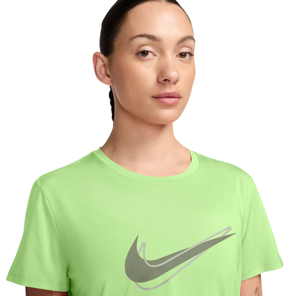 Nike One Swoosh Dri-Fit Laufshirt schwarz Damen