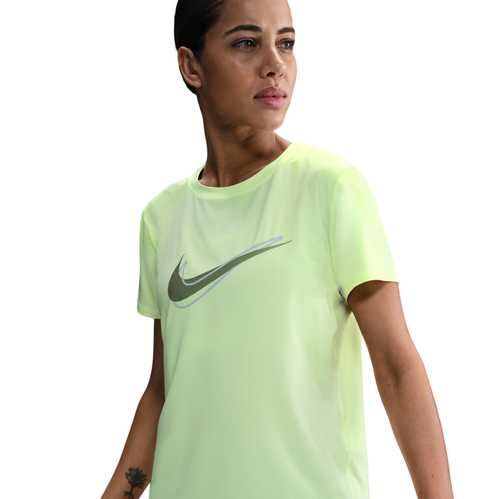 Nike One Swoosh Dri-Fit Laufshirt schwarz Damen