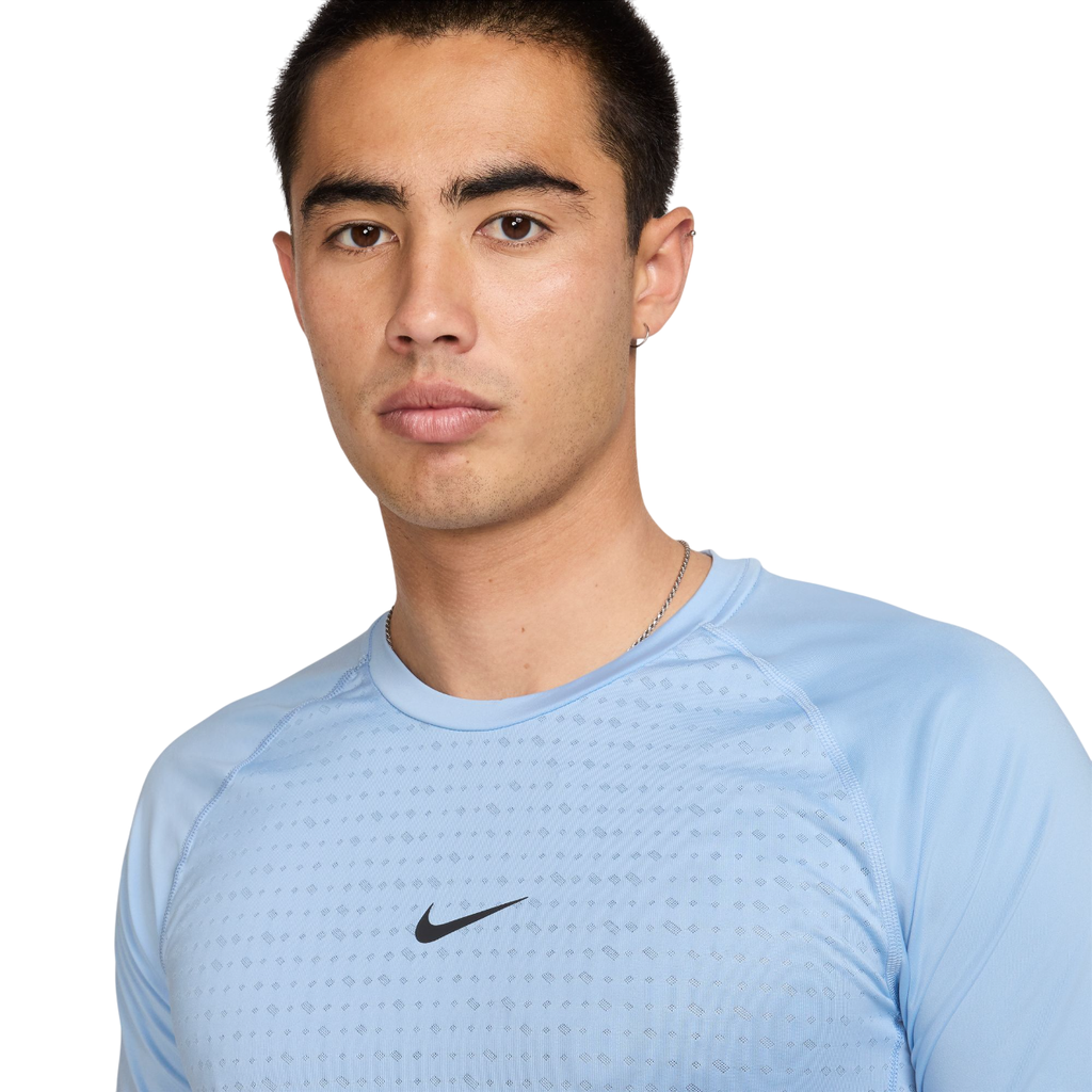 Nike Dri-Fit Miler Flash Laufshirt grau   