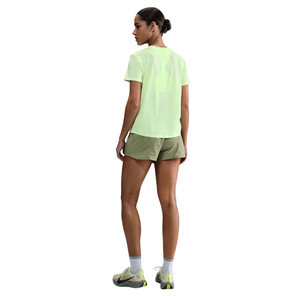 Nike One Swoosh Dri-Fit Laufshirt grün Damen  