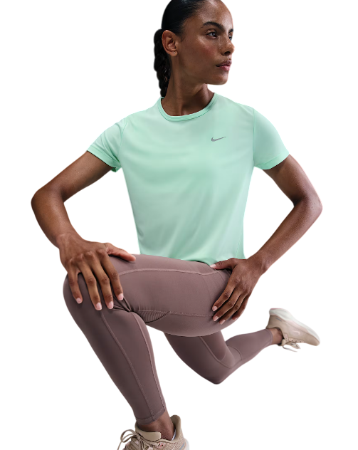 Nike Tempo Dri-Fit Laufshirt grün Damen  