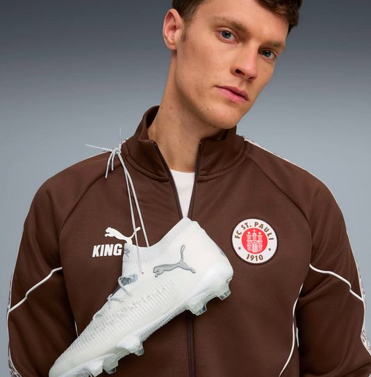 Puma FC St. Pauli KING Anthem Jacke braun  