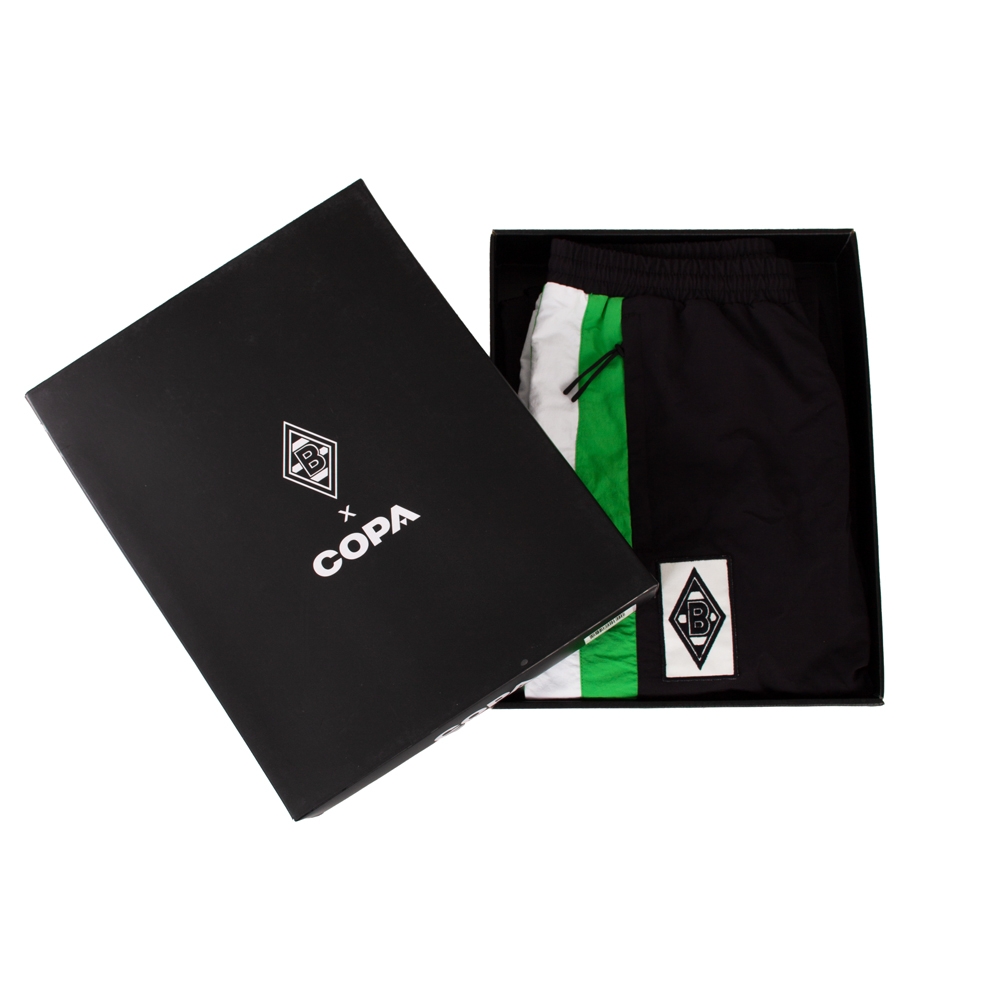 Copa Borussia Mönchengladbach 1995 Retro Fußballhose schwarz