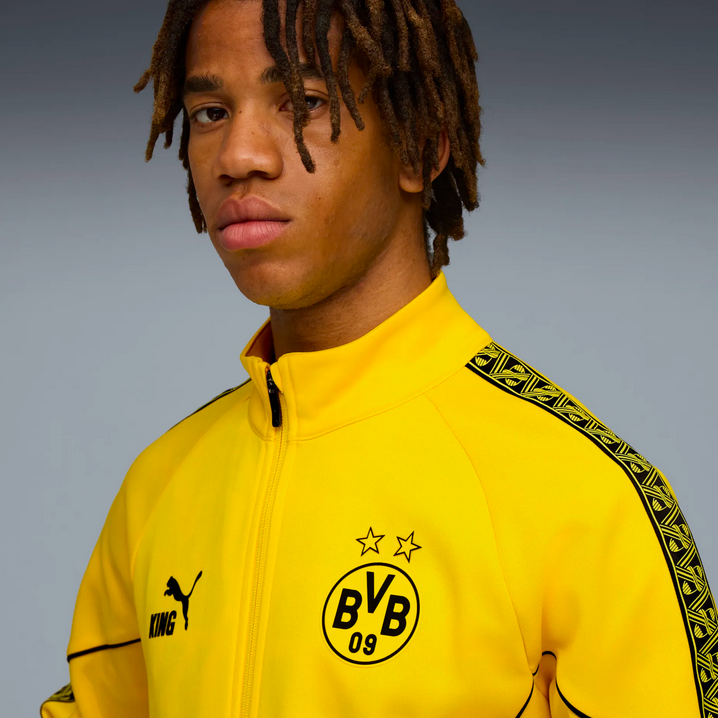 Puma Borussia Dortmund KING Anthem Jacke gelb    