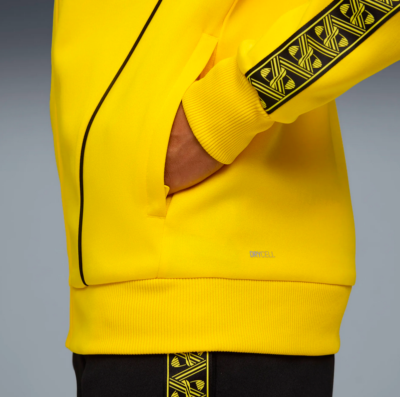 Puma Borussia Dortmund KING Anthem Jacke gelb    