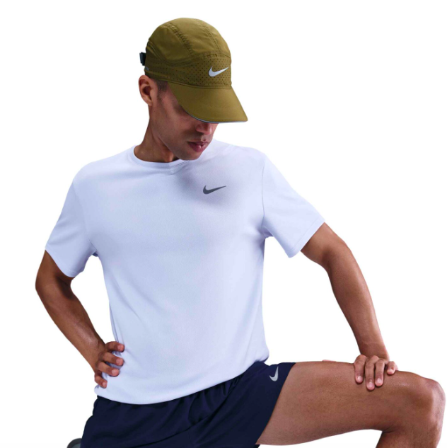 He.-T-Shirt M NK DF UV MILER SS, GHOST/R