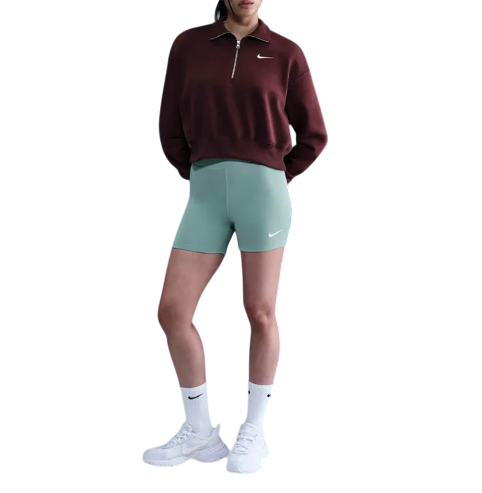 Nike Sportswear Classic Bike Shorts mit hohem Bund türkis Damen