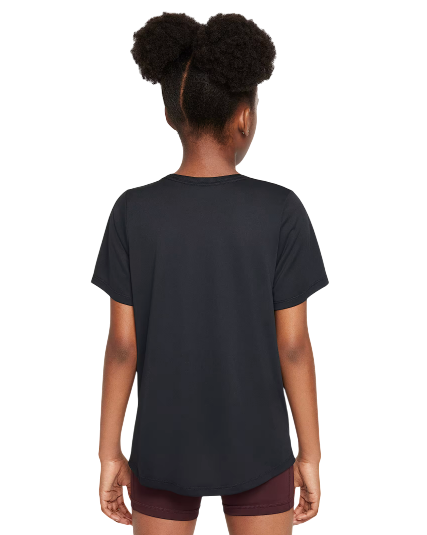 Nike One Tempo Dri-Fit Laufshirt schwarz Kinder  