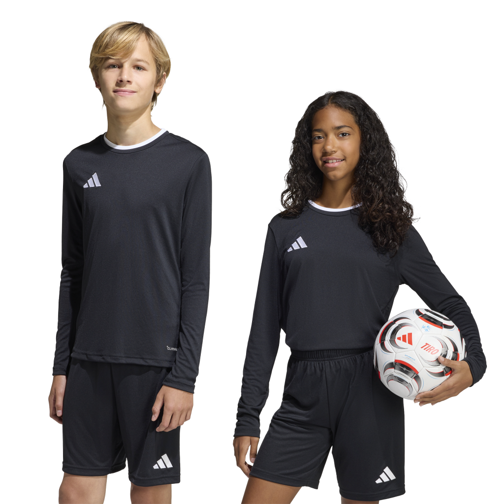 adidas Entrada 26 Trikot Langarm schwarz Kinder