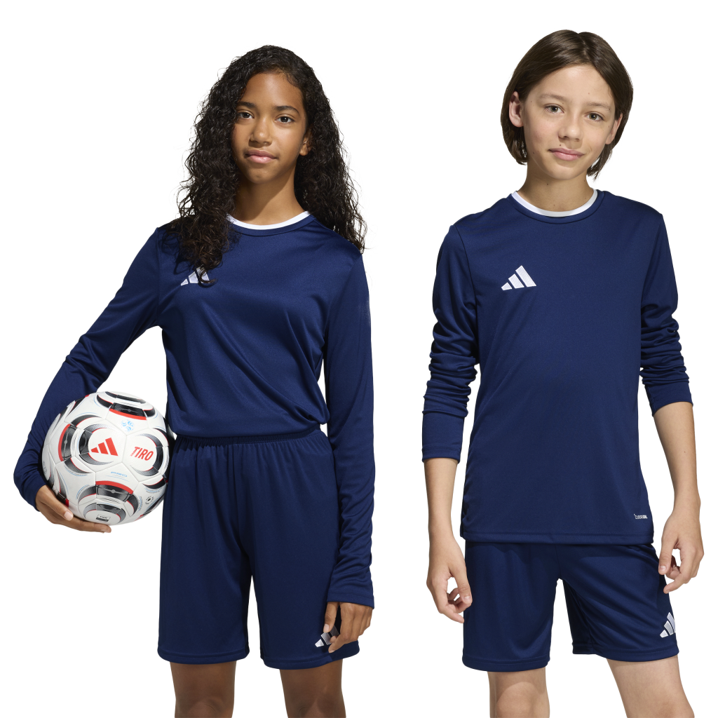 adidas Entrada 26 Trikot Langarm blau Kinder