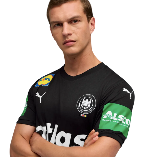 Puma Deutscher Handballbund Auswärtstrikot schwarz