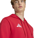 adidas Entrada 26 Fleece Kapuzenjacke rot 