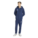 adidas Entrada 26 Fleece Kapuzenjacke blau 