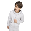 adidas Entrada 26 Fleece Kapuzenjacke grau Kinder