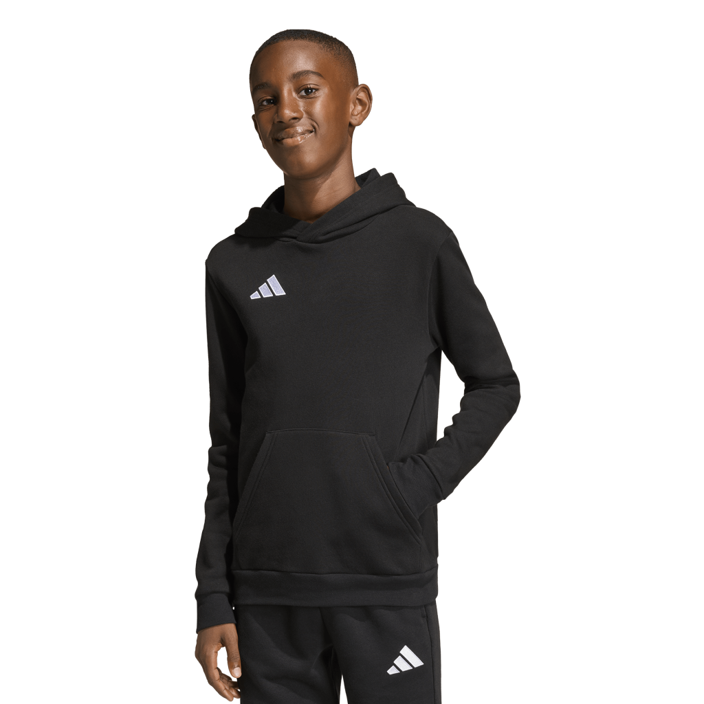  adidas Entrada 26 Kapuzenpullover schwarz Kinder