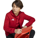 adidas Entrada 26 Fleece Kapuzenjacke rot Kinder