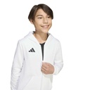 adidas Entrada 26 Fleece Kapuzenjacke weiß Kinder
