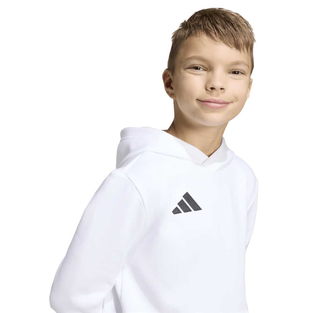  adidas Entrada 26 Kapuzenpullover weiß Kinder