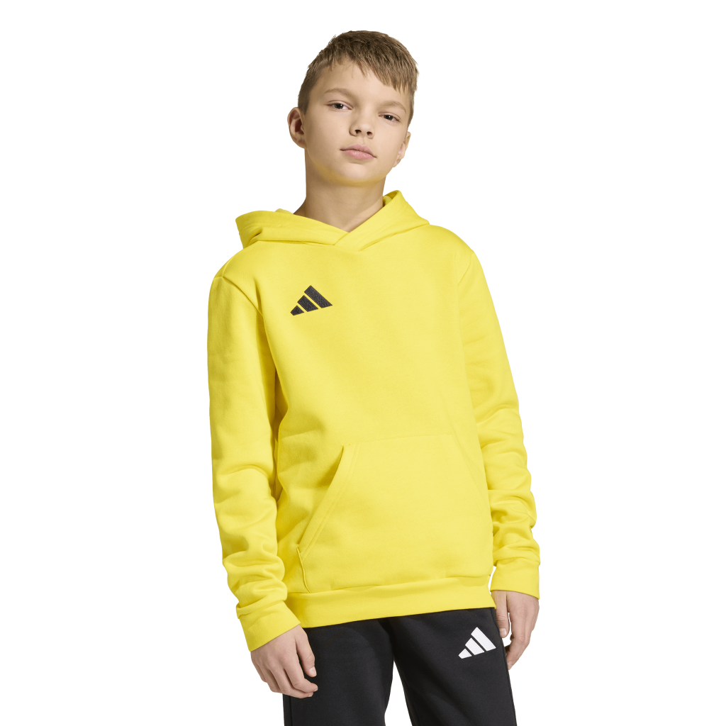  adidas Entrada 26 Kapuzenpullover gelb Kinder