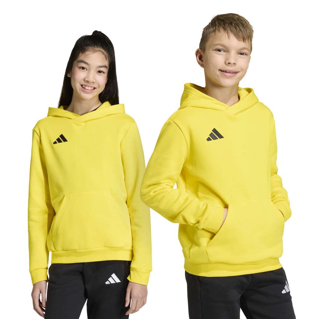  adidas Entrada 26 Kapuzenpullover gelb Kinder