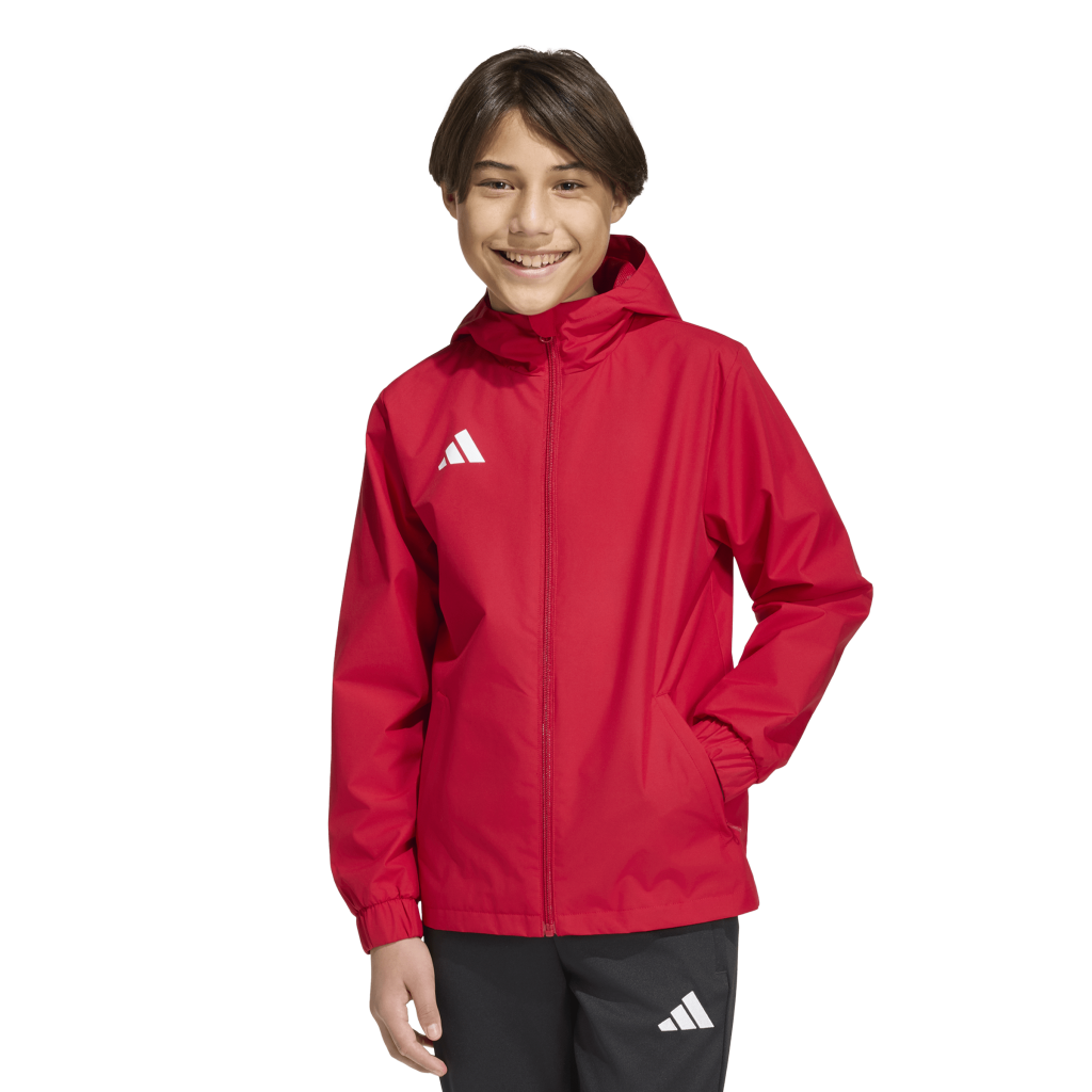 adidas Entrada 26 Allwetterjacke rot Kinder 