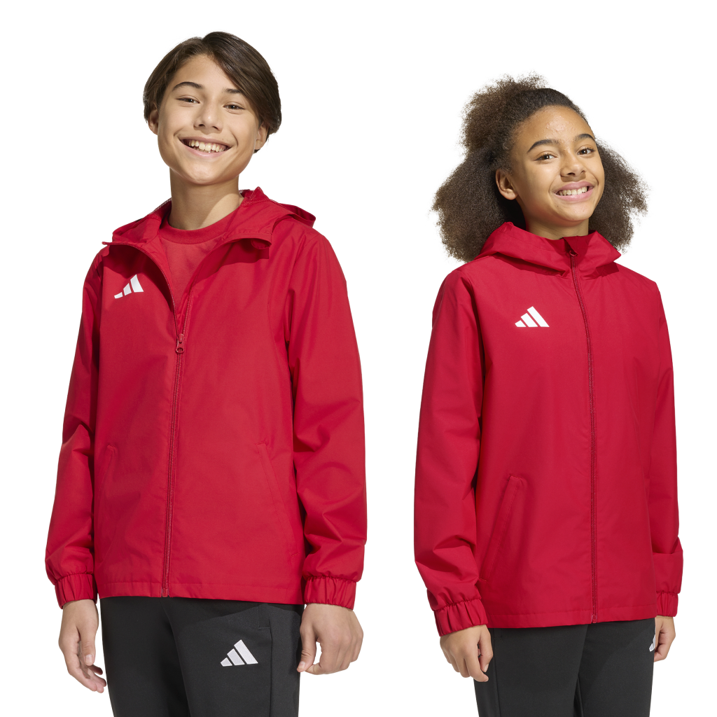 adidas Entrada 26 Allwetterjacke rot Kinder 