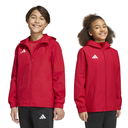 adidas Entrada 26 Allwetterjacke rot Kinder 