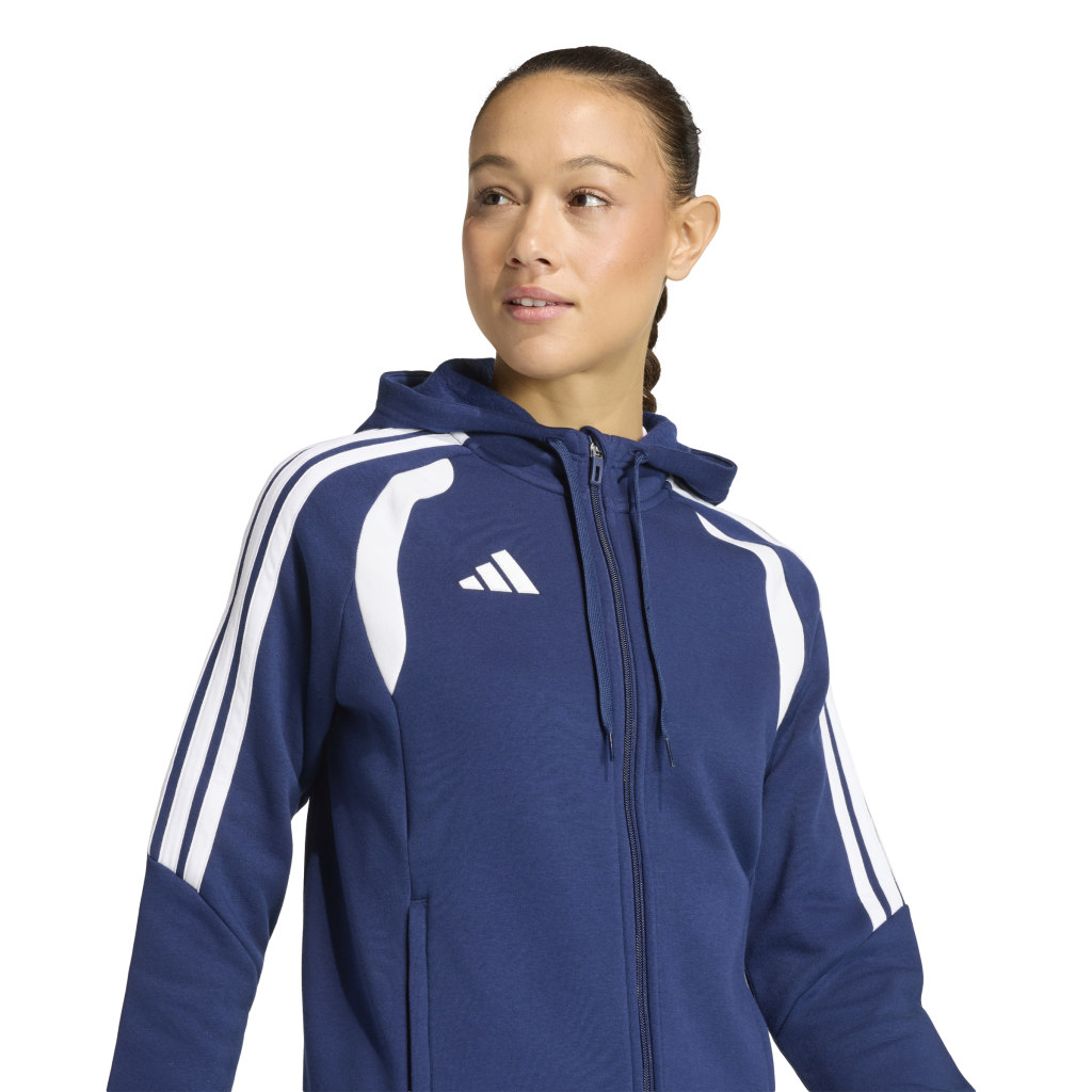 adidas Tiro 26 League Kapuzenjacke blau Damen
