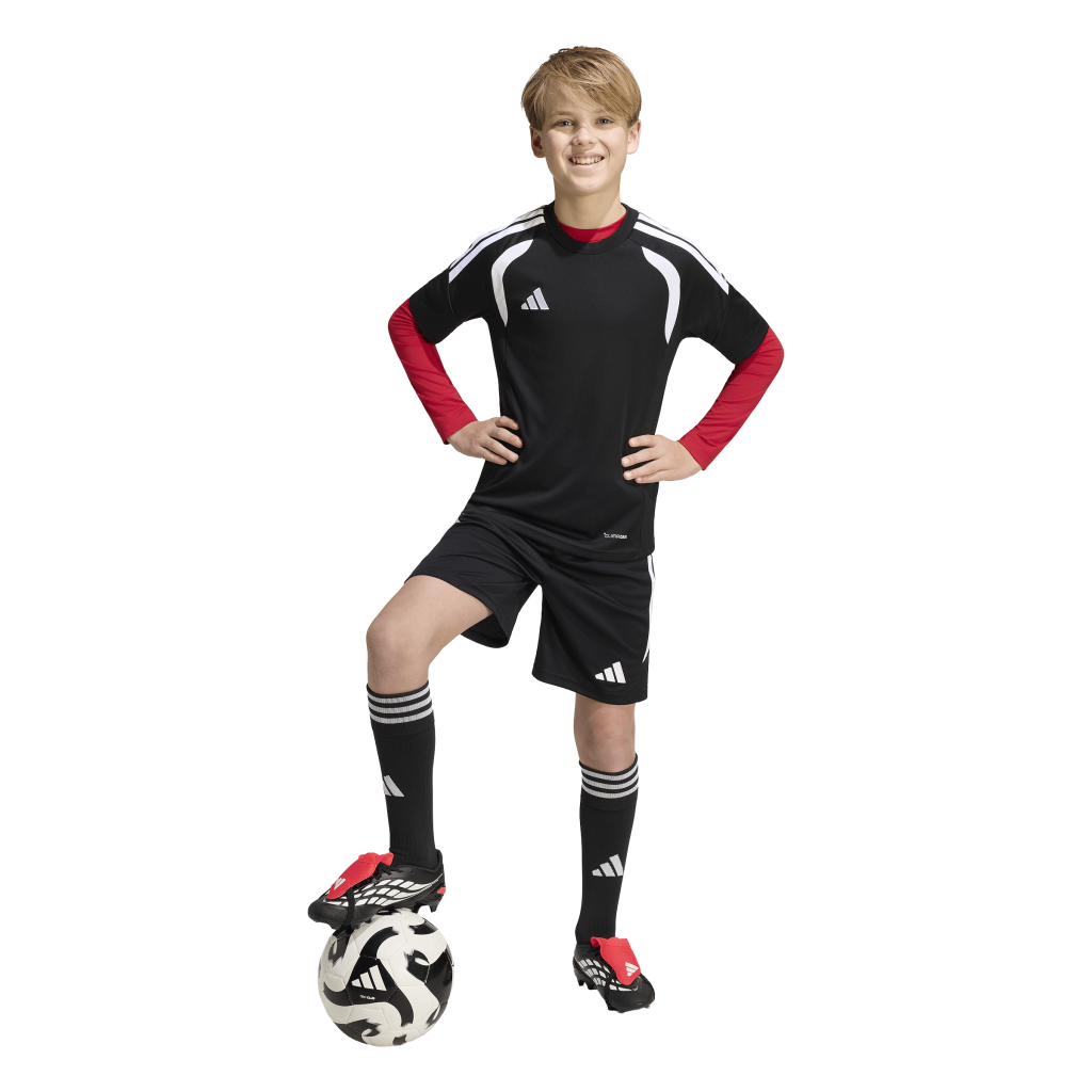 adidas Techfit Funktionsshirt Langarm rot Kinder 