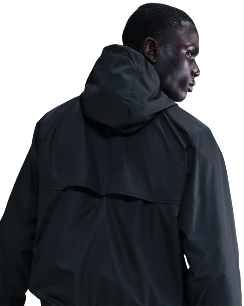 Nike Windrunner gefütterte Jacke schwarz 