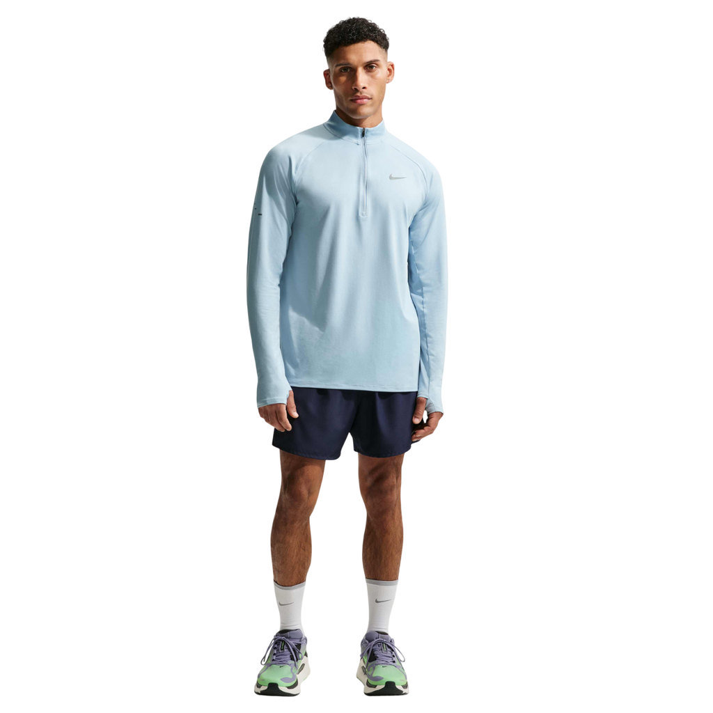 Nike Dri-FIT Stride Lauf Zip-Top blau