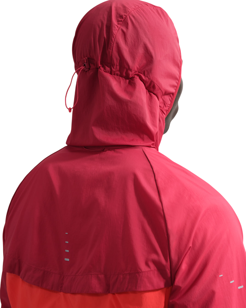 Nike Stride UV-beständige Laufjacke rot 