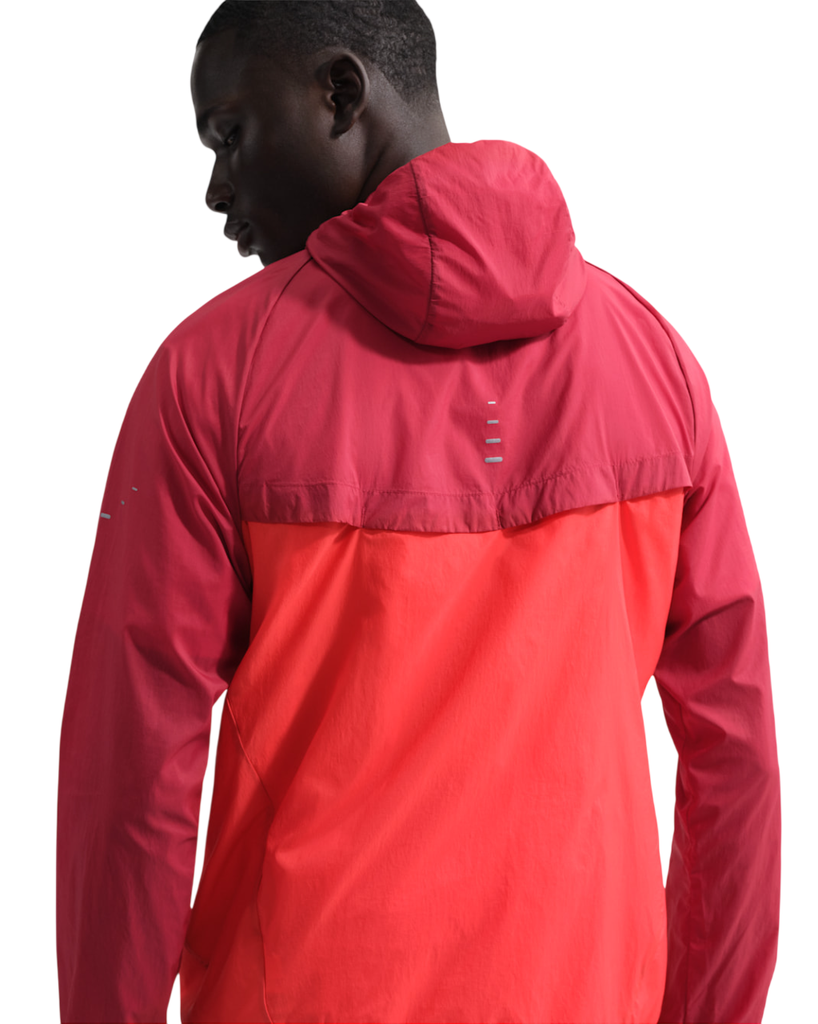Nike Stride UV-beständige Laufjacke rot 