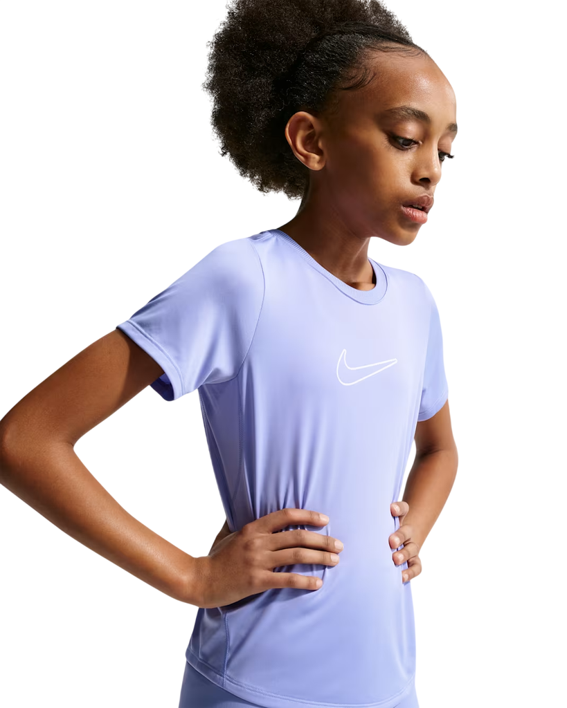 Nike One Tempo Dri-Fit Laufshirt lila Kinder