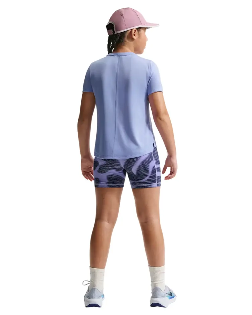 Nike Pro Dri-FIT T-Shirt lila Kinder