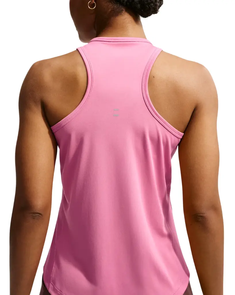 Da.-T-Shirt W NK TEMPO DF TANK, PEONY/RE