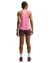 Da.-T-Shirt W NK TEMPO DF TANK, PEONY/RE