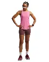 Da.-T-Shirt W NK TEMPO DF TANK, PEONY/RE