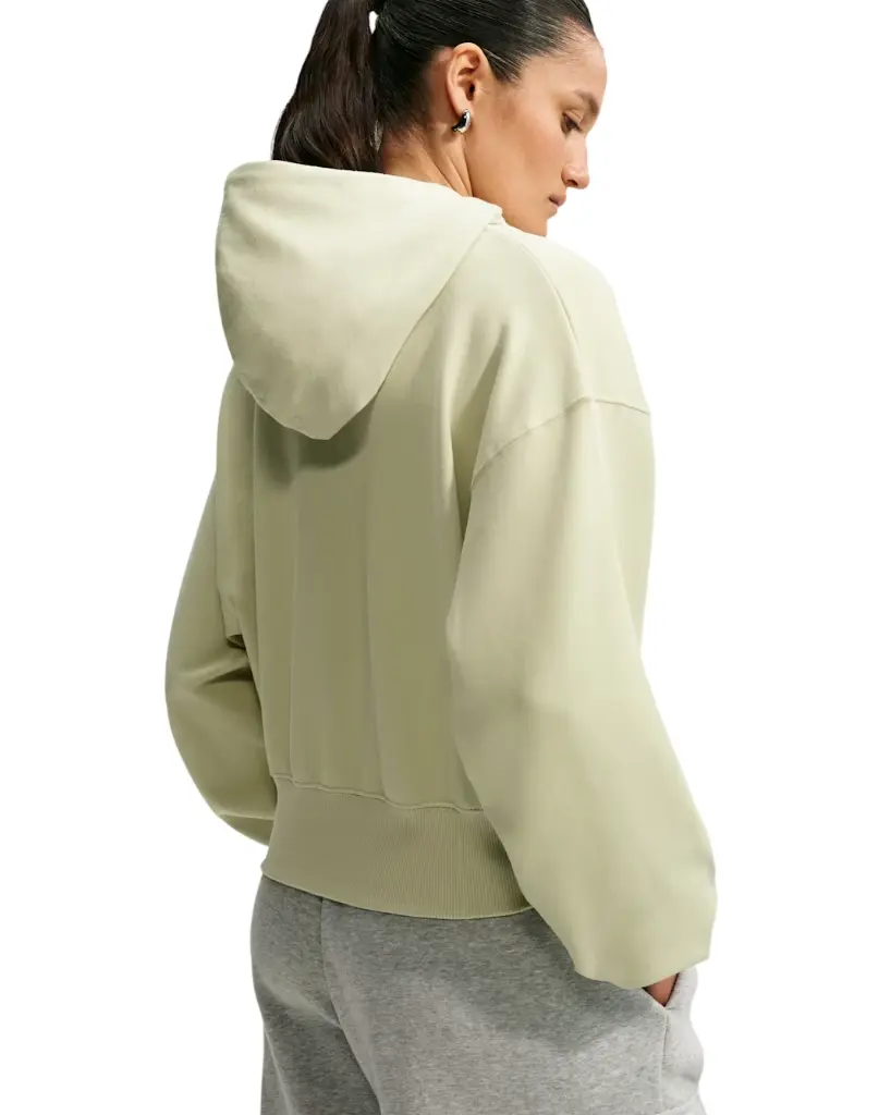 Nike Sportswear Phoenix Fleece Kapuzenjacke grün Damen