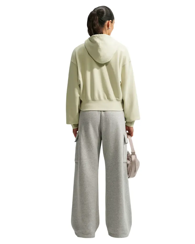 Nike Sportswear Phoenix Fleece Kapuzenjacke grün Damen