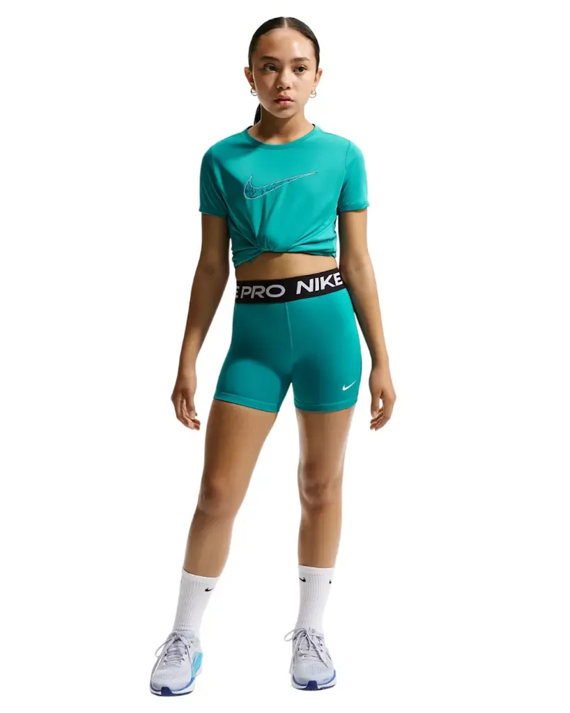 Nike Pro Shorts türkis Kinder