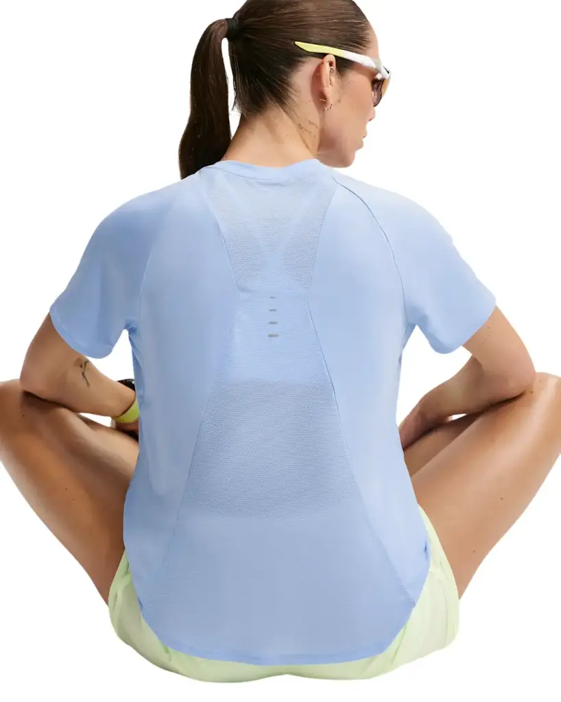 Nike Swift Dri-FIT Laufshirt blau Damen