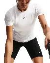 Nike One Fitted T-Shirt weiß Damen