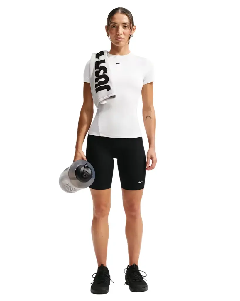 Nike One Fitted T-Shirt weiß Damen